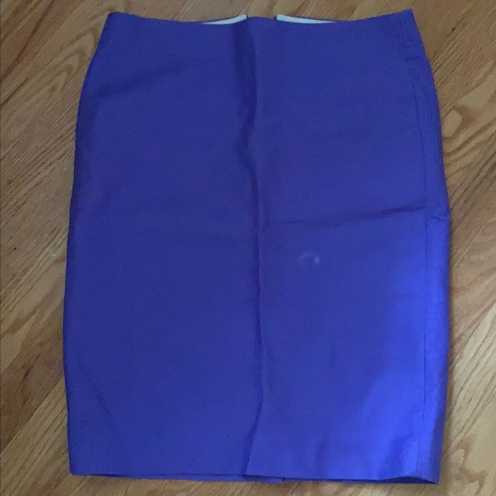 Purple pencil skirt